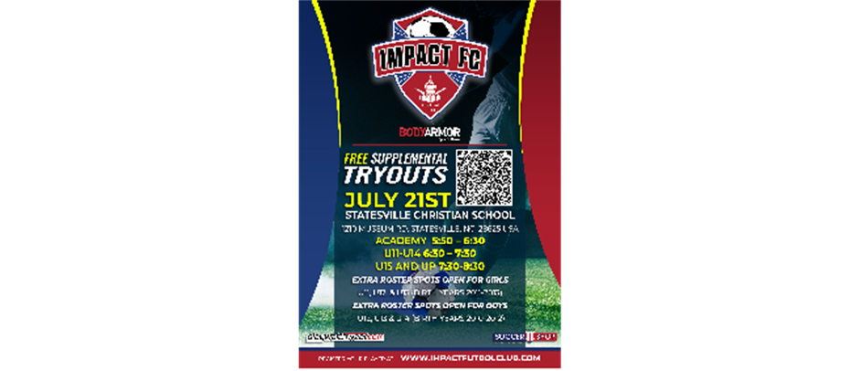 July 21st Supplement Tryouts 
